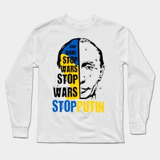 Stop Putin Wars Long Sleeve T-Shirt